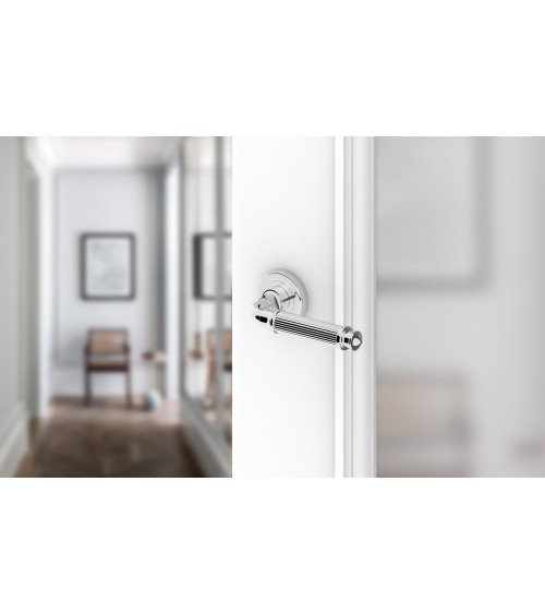 Poignée de porte chrome poli ARIA Slim poignée design