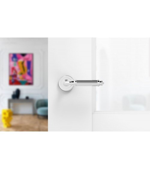 Poignée de porte chrome poli ARIA Slim poignée design