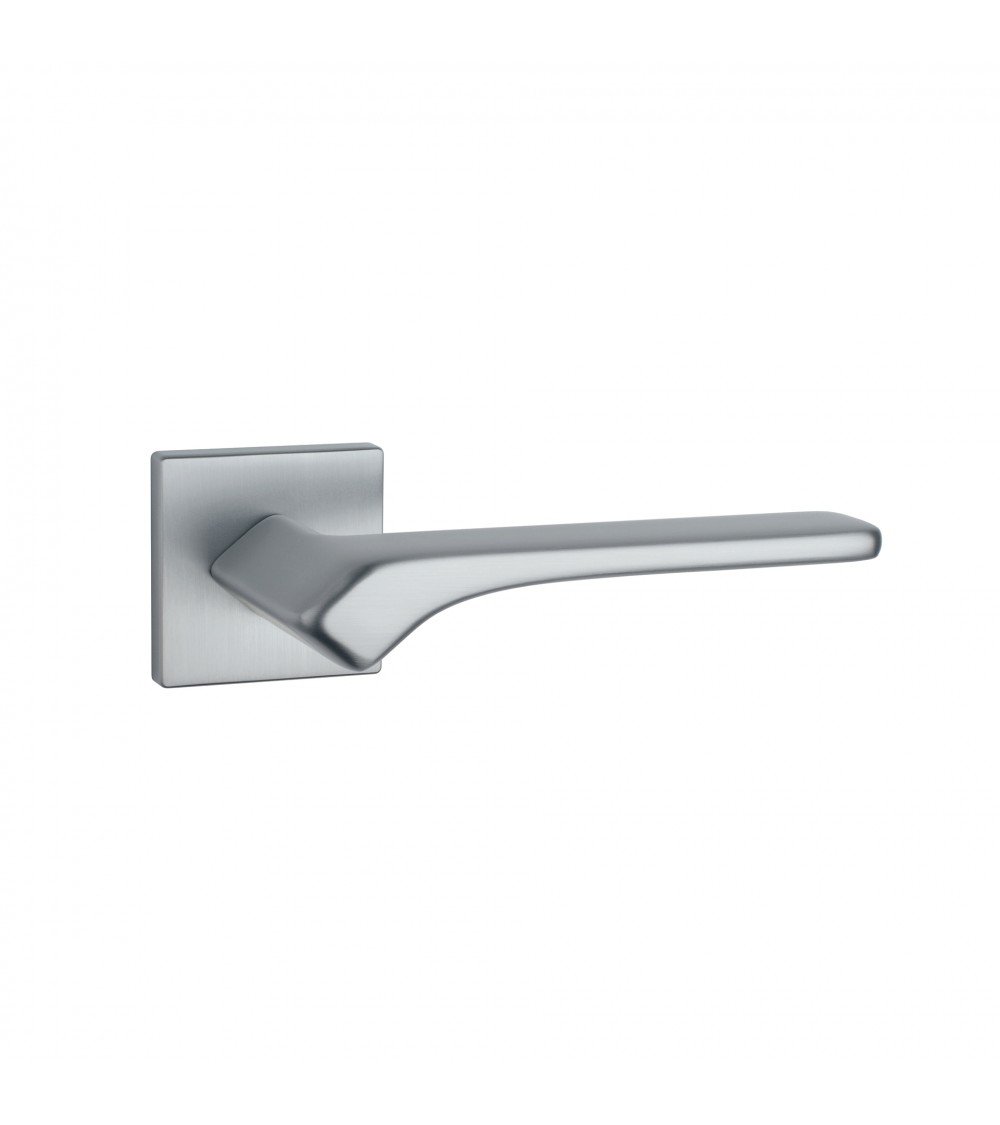 Poignée de porte chrome satiné BERGERIA quincaillerie design