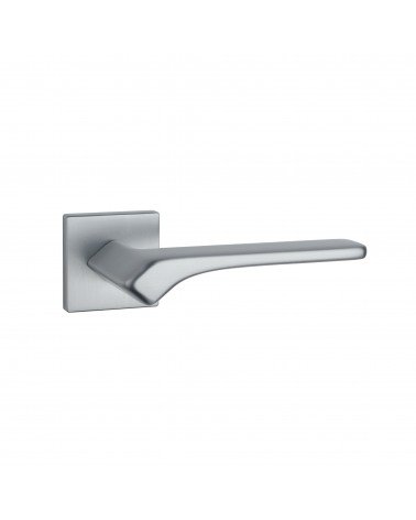 Poignée de porte chrome satiné BERGERIA quincaillerie design