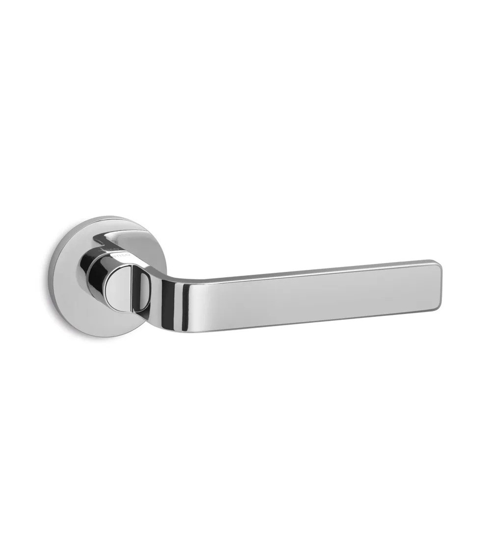 Poignée de porte chrome poli Ento Zai poignée design