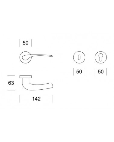 Poignée de porte Ento Flap avec légende