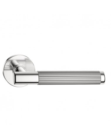 Poignées de porte chrome poli Time Linear Slim quincaillerie design