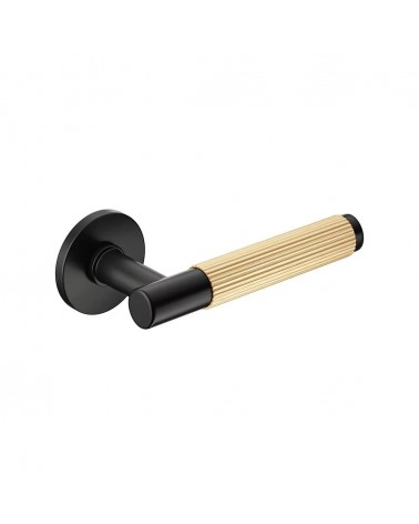 Poignées de porte en zamak Time Linear Slim poignée design couleur 7 vue légèrement inclinée