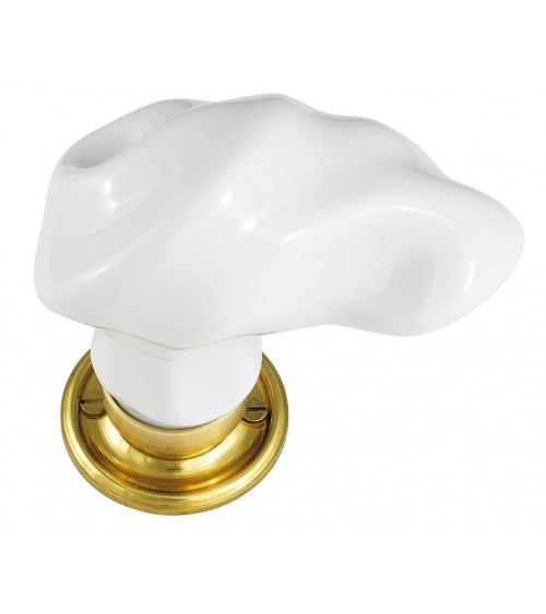 Bouton de porte en porcelaine originale Guimard -  poignée design