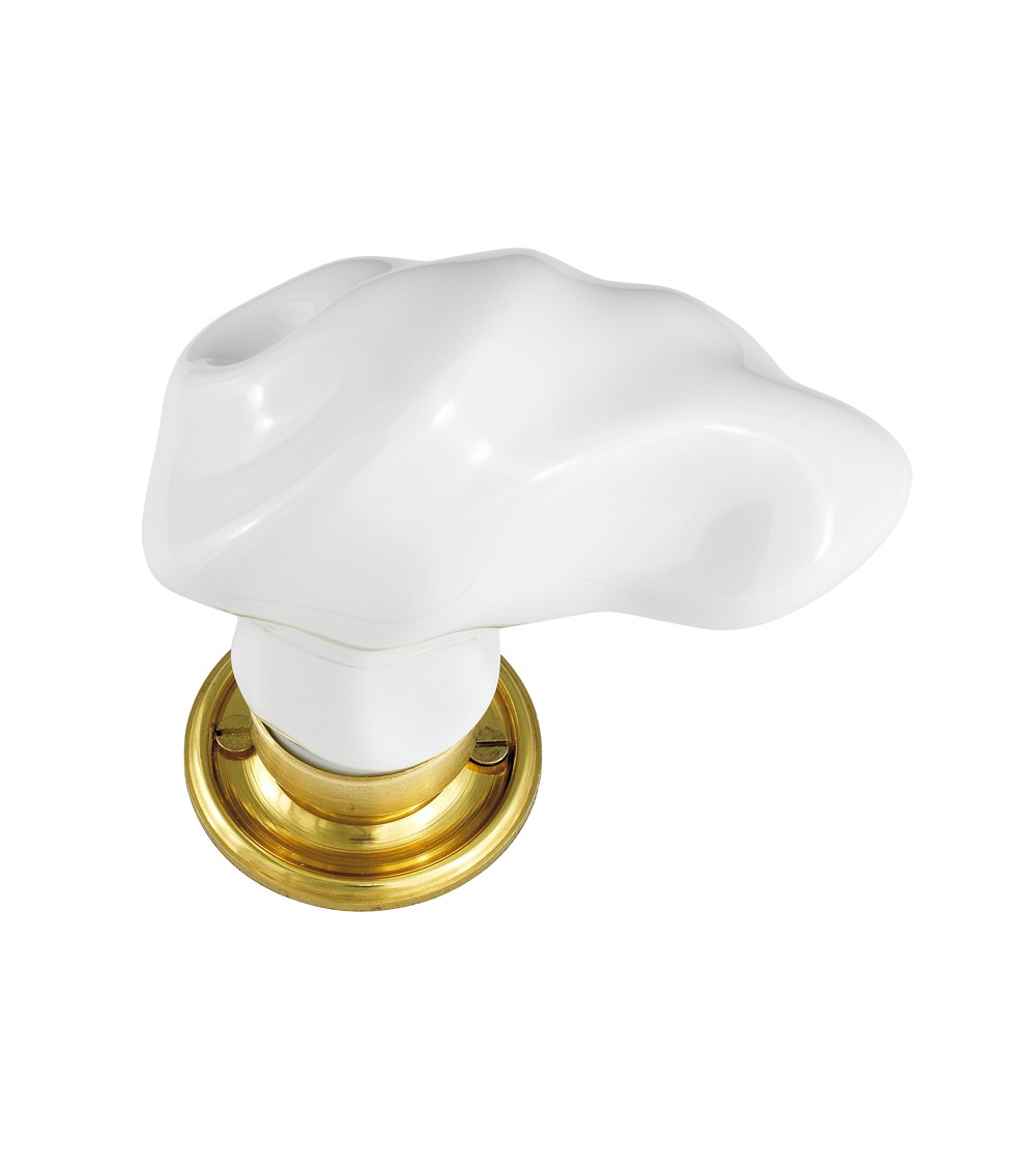 Bouton de porte en porcelaine originale Guimard -  poignée design