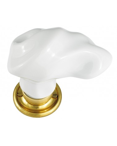 Bouton de porte en porcelaine originale Guimard -  poignée design