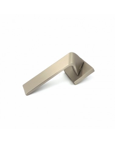 Poignée de porte Buzz QR à rosace clé WC -  quincaillerie design