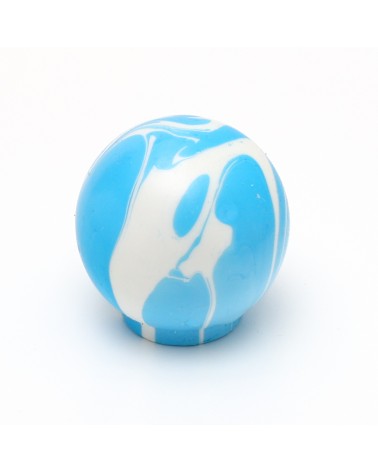 Bouton de meuble en bois de hêtre Bleu Azur poignée design