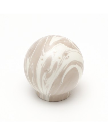 Bouton de meuble en bois de hêtre Gris poignée design