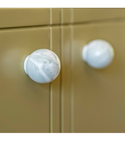 Bouton de meuble en bois de hêtre Mistel poignée design