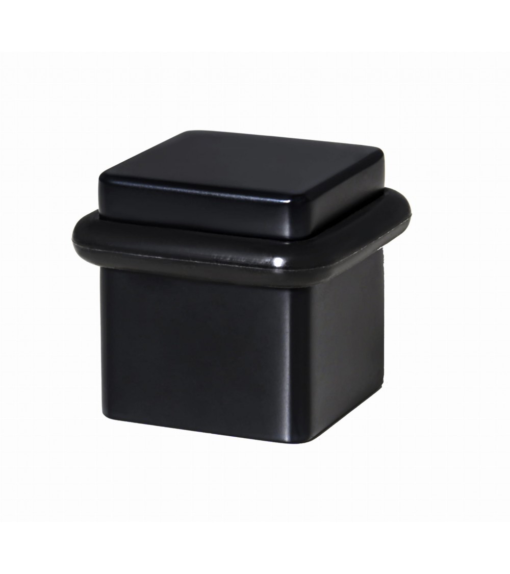 Butée de porte noire QUBIK