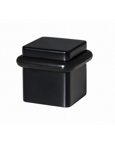 Butée de porte noire QUBIK