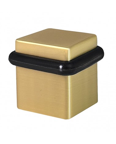 Butée de porte Or satiné QUBIK