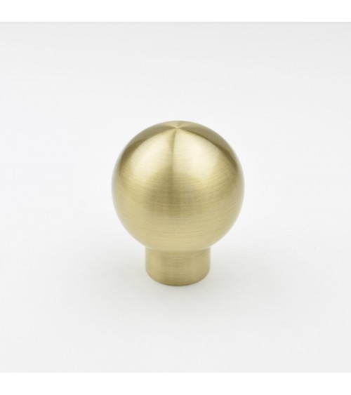 Bouton de meuble en laiton Boule poignée design