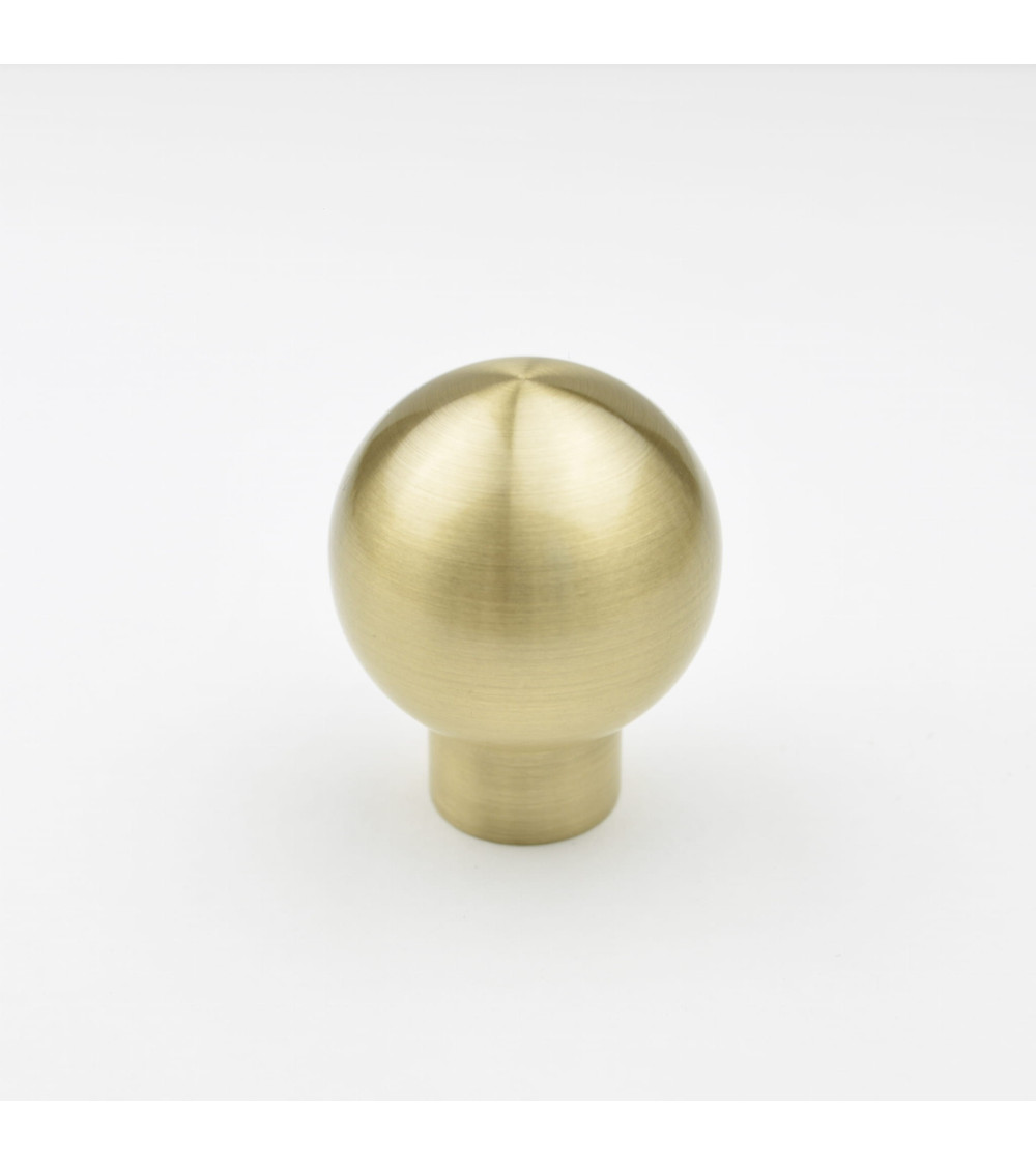 Bouton de meuble en laiton Boule poignée design