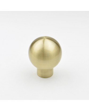 Bouton de meuble en laiton Boule poignée design