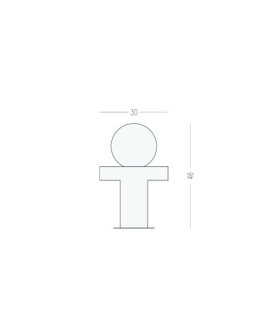 Bouton de meuble POLA avec légendes
