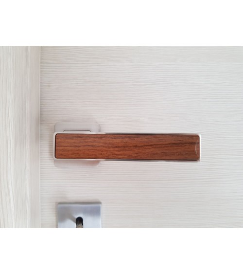 Poignée de porte aspect bois - poignée Déco -  poignée design