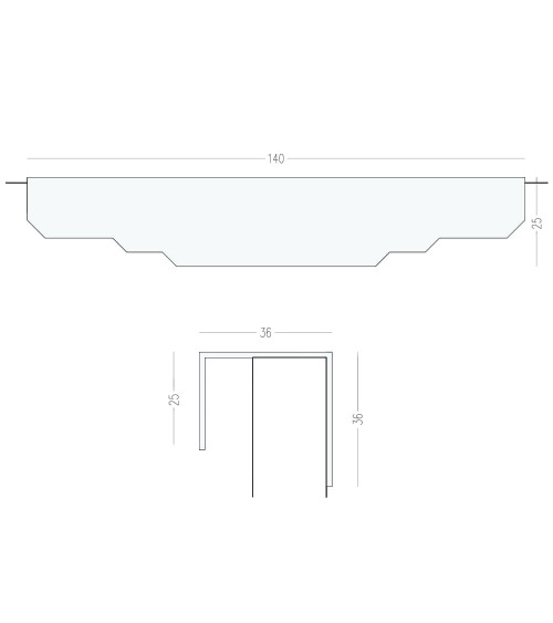 Poignée de meuble en laiton KARLA LACK poignée design