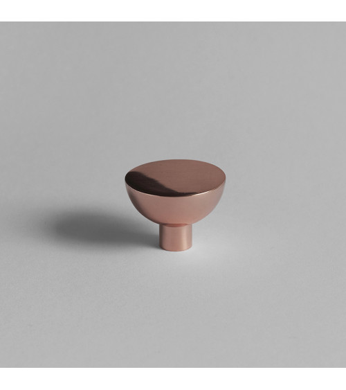 Bouton de meuble en cuivre LUNA M poignée design