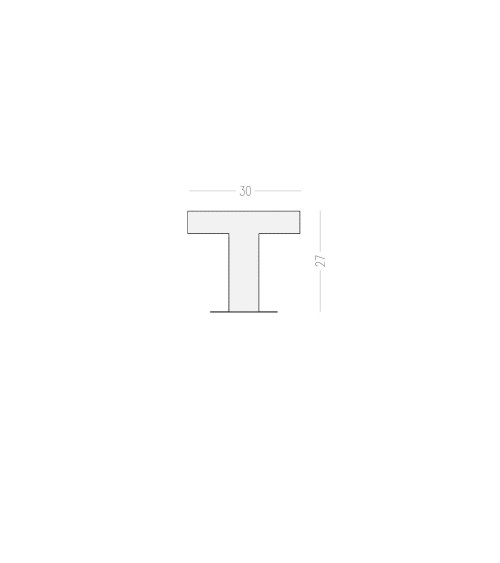 Bouton de meuble chrome poli NENA M poignée design