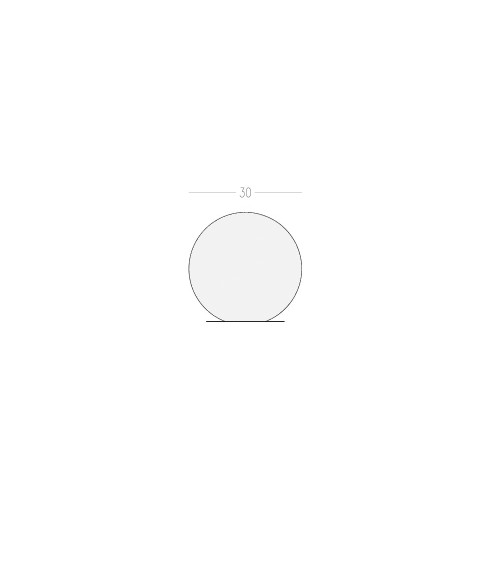 Bouton de meuble en laiton ODETE BLACK M poignée design