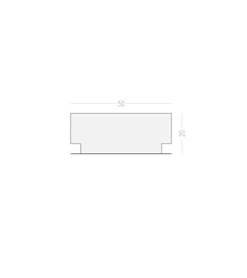 Bouton de meuble or mat TOVE poignée design