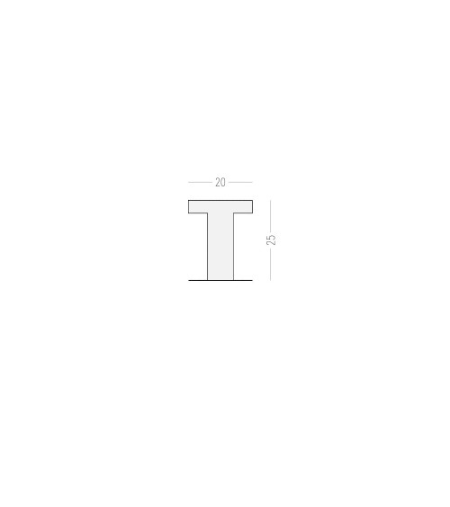 Bouton de meuble en laiton VERA S poignée design