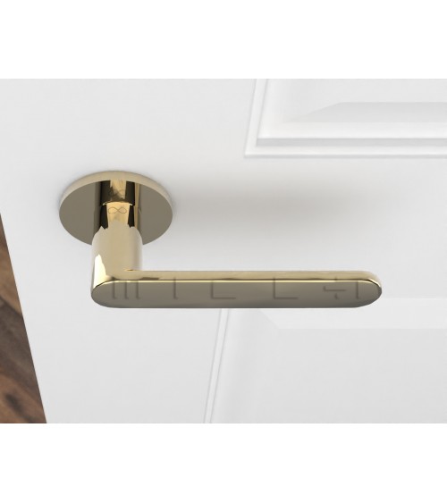 Poignée de porte en zamak Line Vénus poignée design