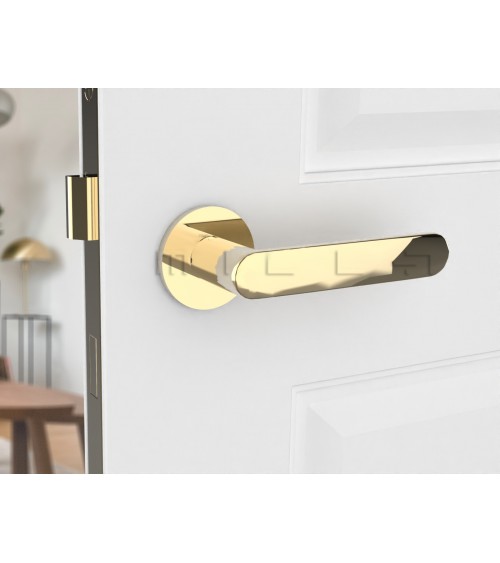 Poignée de porte en zamak Line Vénus poignée design