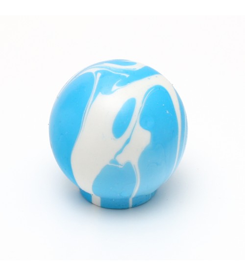 Bouton de meuble en bois de Hêtre Bleu Azur -  poignée design