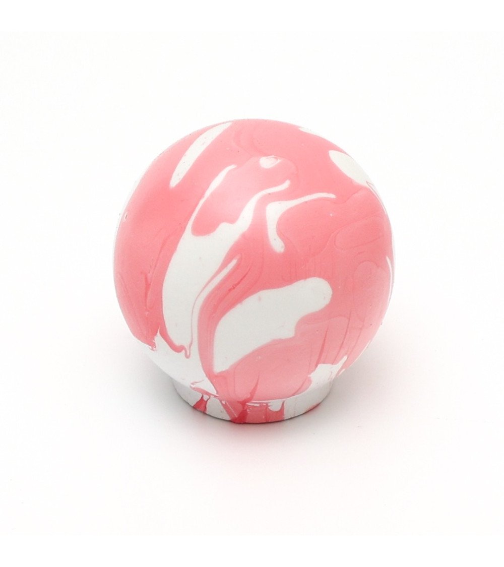 Bouton de meuble en bois de Hêtre Rose -  poignée design