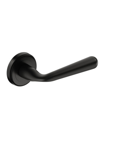 Poignée de porte noir HANDY poignée design légèrement inclinée