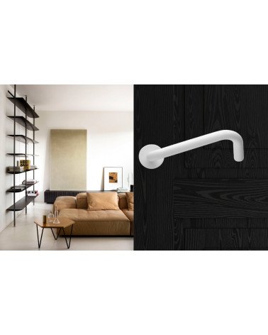 Poignées de Porte Blanches pour PMR model NoHand -  poignée design