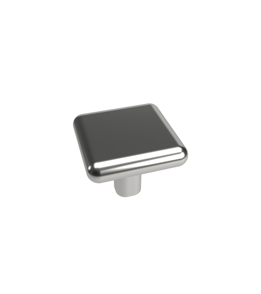 Bouton de meuble chrome poli NOX poignée design