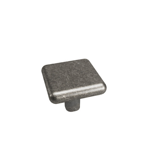 Bouton de meuble vieil argent NOX poignée design