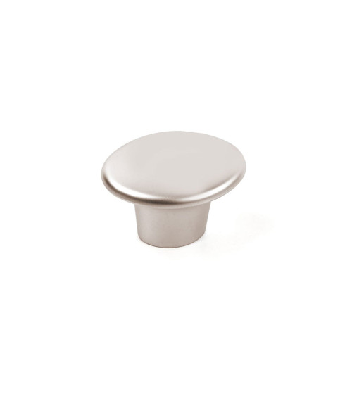 Bouton de meuble nickel satiné MILAN poignée design