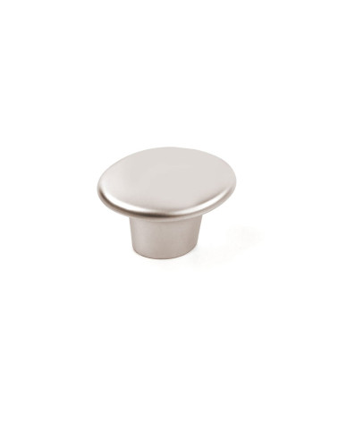 Bouton de meuble nickel satiné MILAN poignée design