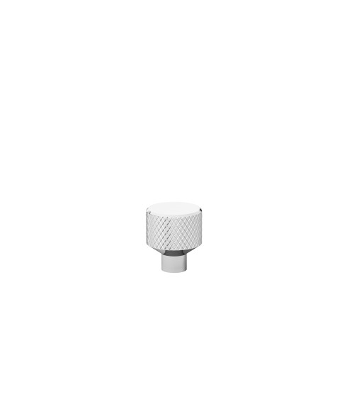 Bouton de meuble chrome poli GRETA poignée design