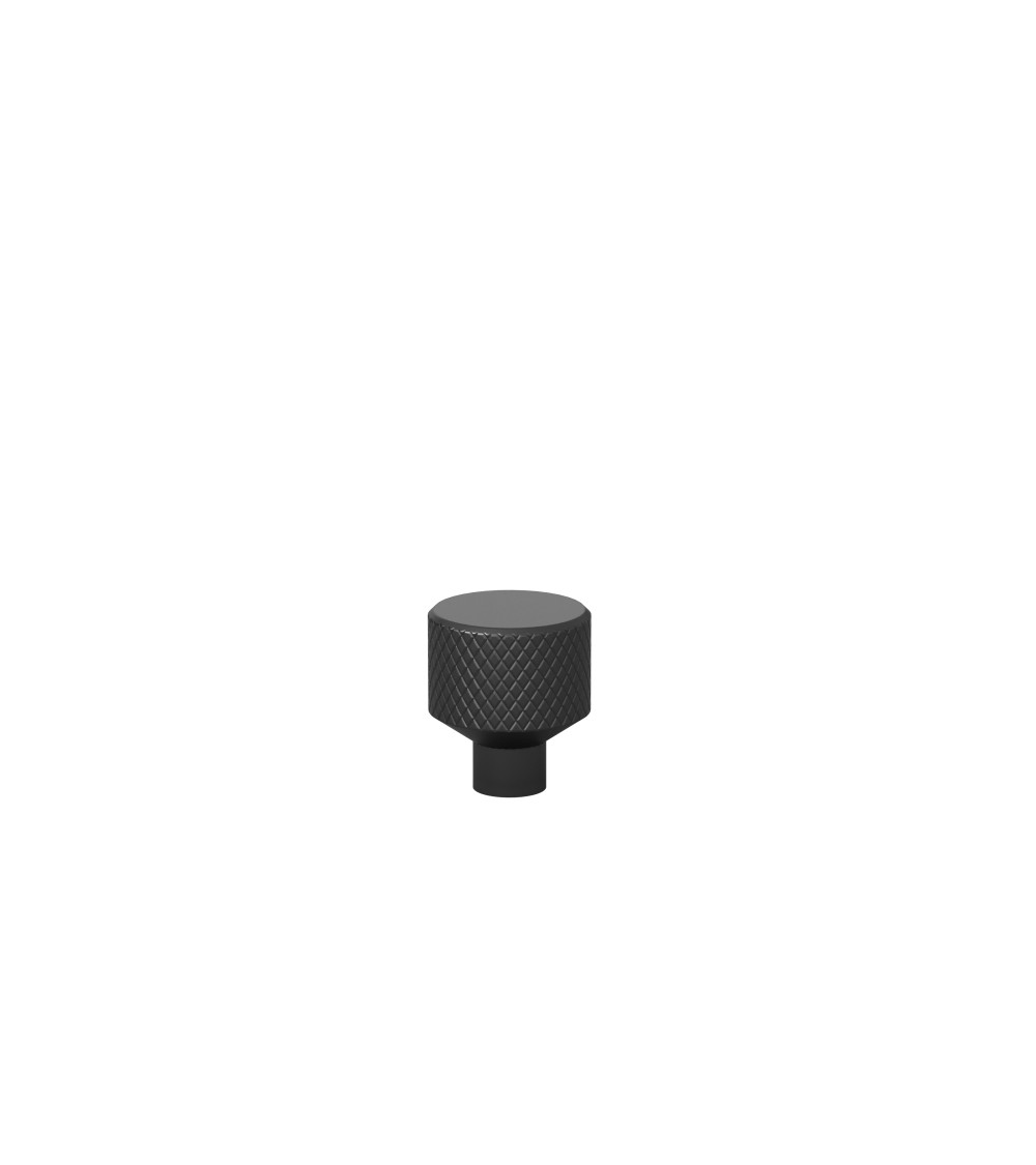 Bouton de meuble noir GRETA poignée design