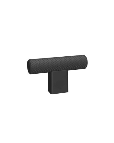 Bouton de meuble noire MONDO en T poignée design