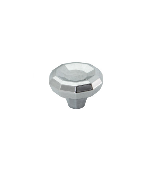 Bouton de meuble chrome poli CAMPANA poignée design