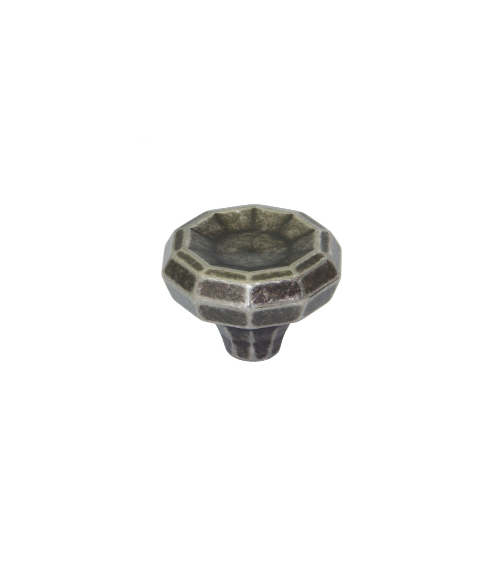 Bouton de meuble vieil argent CAMPANA poignée design