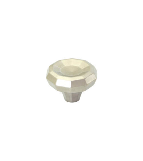 Bouton de meuble nickel satiné CAMPANA poignée design