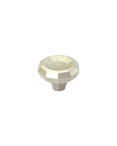 Bouton de meuble nickel satiné CAMPANA poignée design