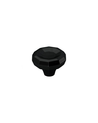 Bouton de meuble noir brillant CAMPANA poignée design