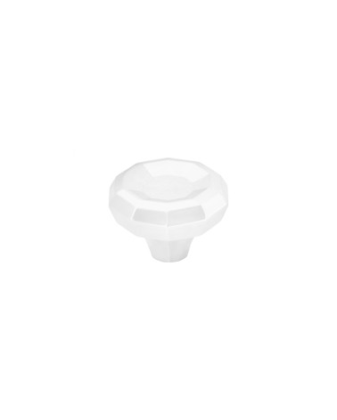 Bouton de meuble blanc CAMPANA poignée design