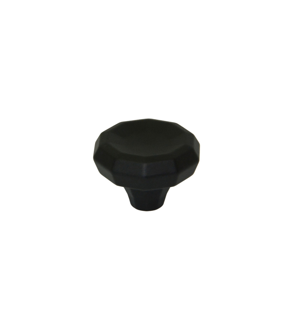 Bouton de meuble noir CAMPANA poignée design