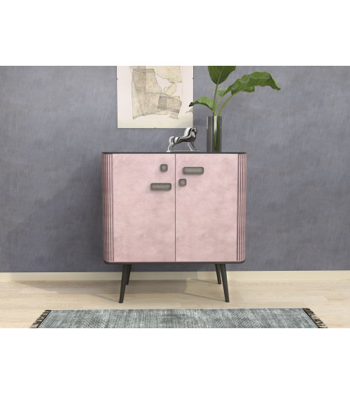 Bouton de meuble vieil argent WEGA poignée design